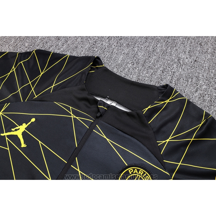 Chandal de Sudadera del Paris Saint-Germain Jordan Nino 2023-2024 Negro